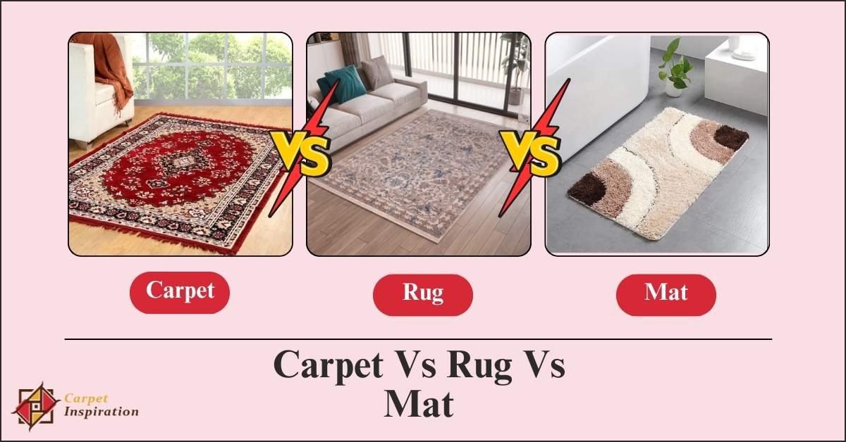 Carpet Vs Rug Vs Mat