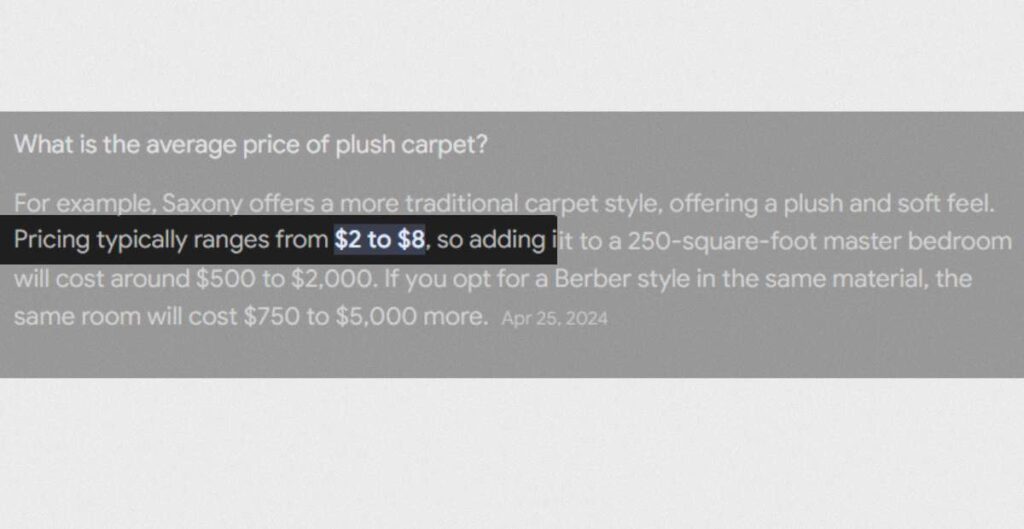 Plush Carpet Cost