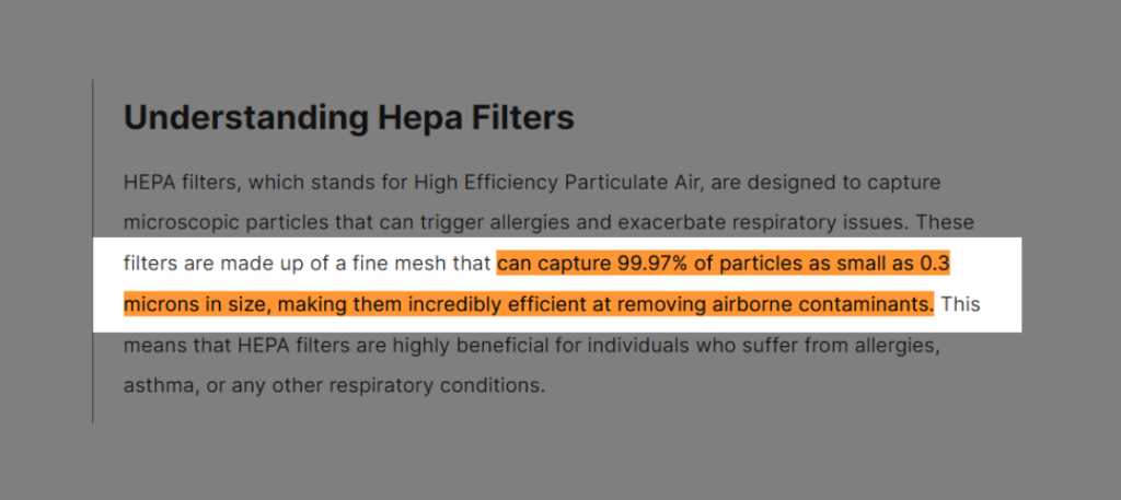 Understanding Hepa Filters