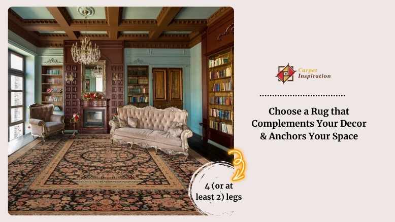 Choose a Rug that Complements Your Decor & Anchors Your Space