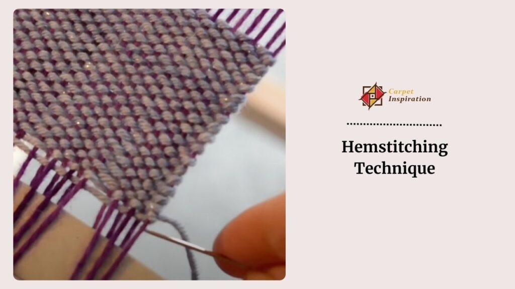 Hemstitching Technique