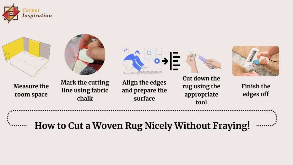 How to Cut a Woven Rug Nicely Without Fraying