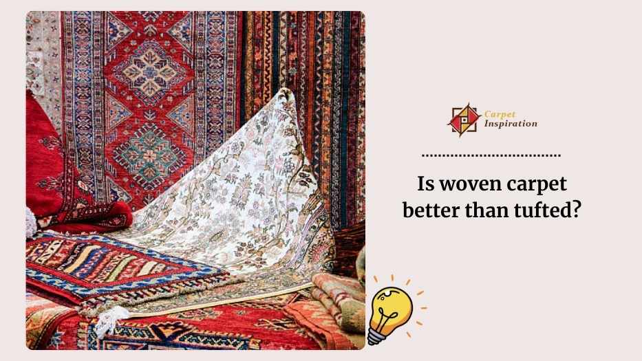 Is woven carpet better than tufted