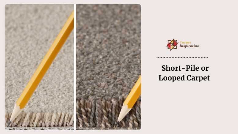 Short-Pile or Looped Carpet