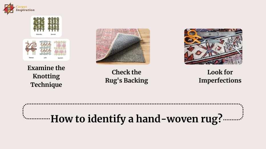 How to identify a hand woven rug