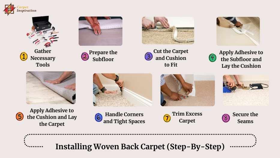 Installing Woven Back Carpet (Step-By-Step)