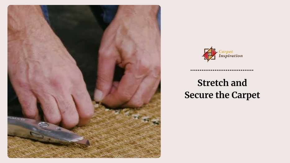 Stretch and Secure the Carpet