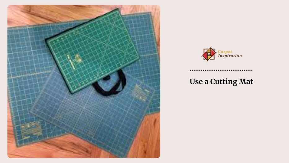 Use a Cutting Mat