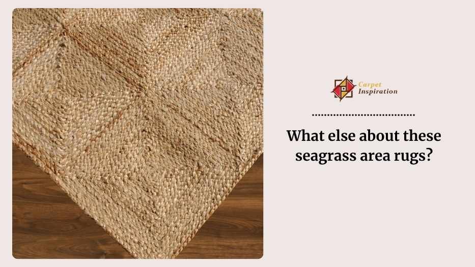 What else about these seagrass area rugs